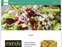 Tablet Screenshot of gyromaniagrill.com